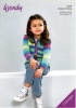 Knitting Patterns - Wendy 7028 - Giggles DK - Child's Cardigan